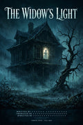 The Widow's Light horror poster — sample design