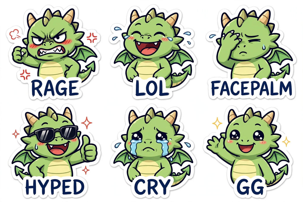 Sticker pack — sample designs