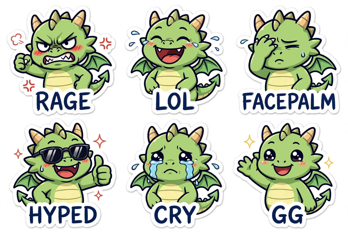 Sticker pack — sample designs
